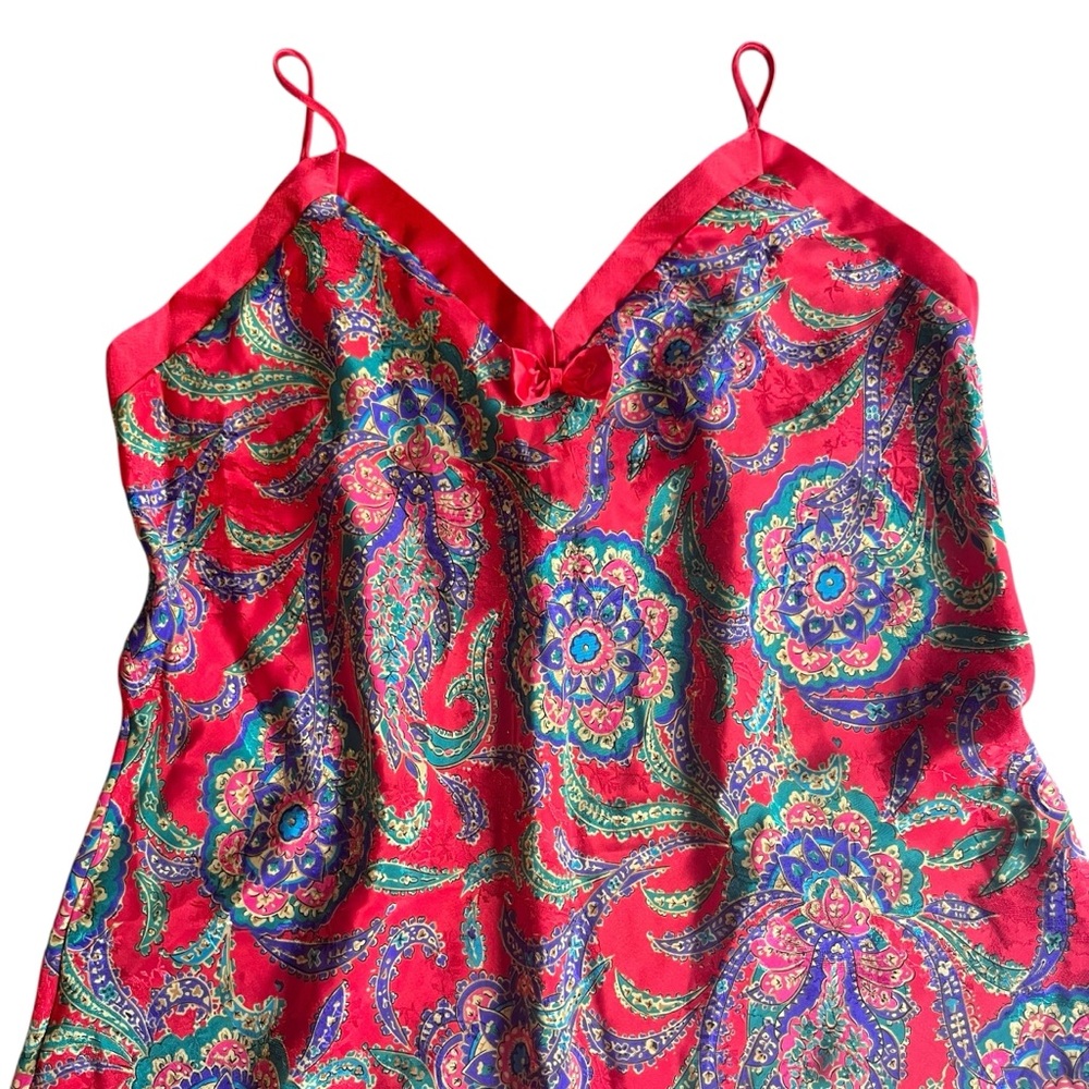 Vintage 90s Morgan Taylor Intimates and Sleepwear floral print nightgown size L - Picture 2 of 10